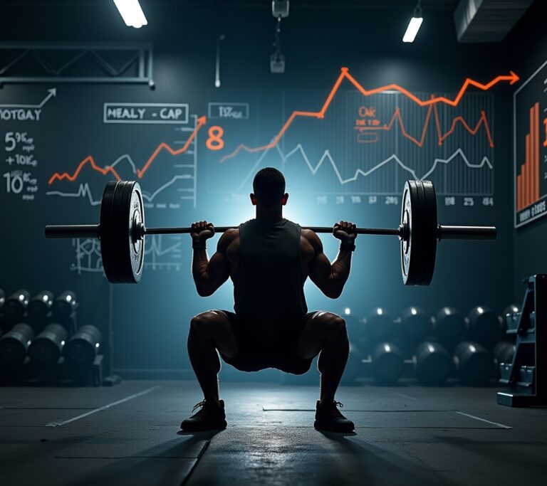 Athlete performing a slow-tempo squat for time under tension